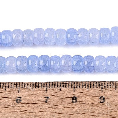Ombre Effect Dyed Glass Beads Strands GLAA-Q106-05A-A08-1