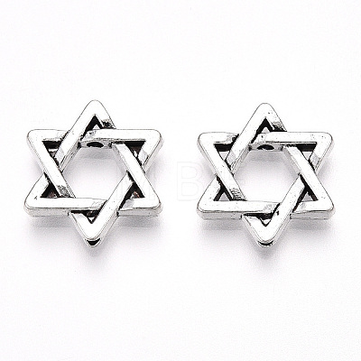 Rack Plating Alloy Beads FIND-B010-02AS-1