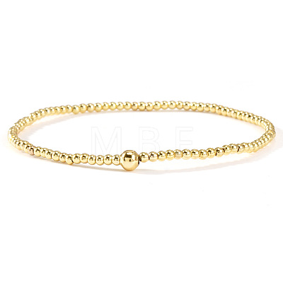 Minimalist Brass Beads Stretch Bracelets for Women XV4057-5-1