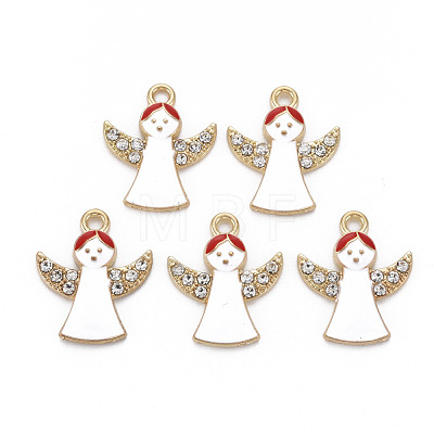 Alloy Enamel Pendants ENAM-N055-020B-NR-1