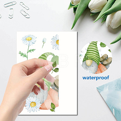 8 Sheets 8 Styles PVC Waterproof Wall Stickers DIY-WH0345-057-1