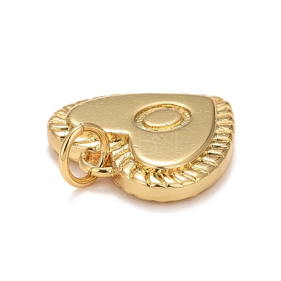 Rack Plating Real 18K Gold Plated Brass Pendants KK-E260-01G-O-1