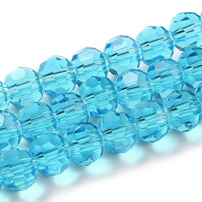 Transparent Glass Beads EGLA-A035-T6mm-D08-1