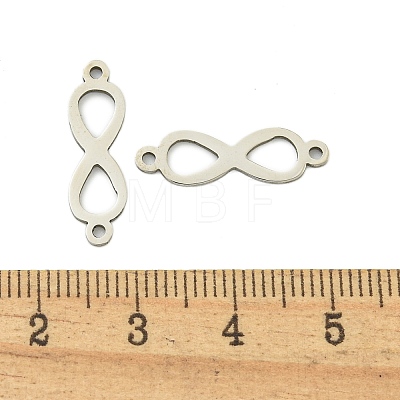 Non-Tarnish 201 Stainless Steel Connector Charms STAS-M015-17P-1