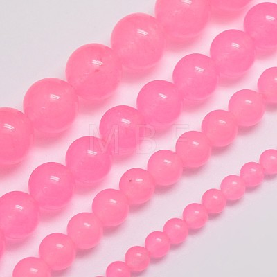 Natural & Dyed Malaysia Jade Bead Strands G-A146-8mm-A08-1