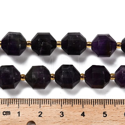 Natural Amethyst Beads Strands G-P568-B02-01-1