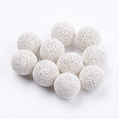 Unwaxed Natural Lava Rock Beads LS-G-I190-16mm-B03-1