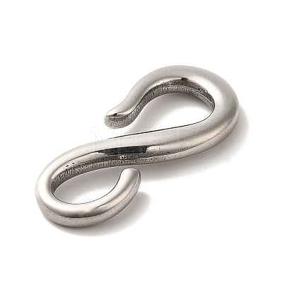 304 Stainless Steel S-Hook Clasps STAS-P325-31P-1