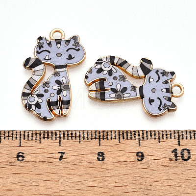 Printed Alloy Pendants PALLOY-H127-01G-06-01-1