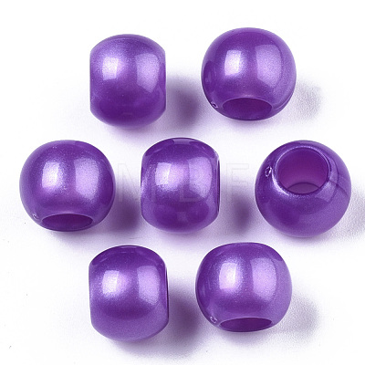 Acrylic European Beads OACR-N008-18A-B01-1