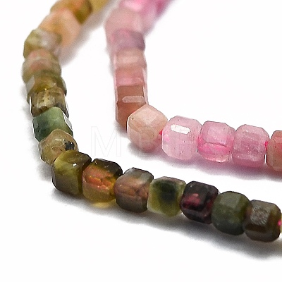 Natural Colorful Tourmaline Beads Strands G-E576-73-01-1