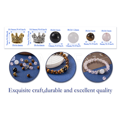 DIY Gemstone Bracelet Making Kit DIY-CF0001-23-1