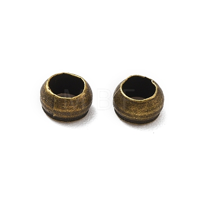 Brass Crimp Beads KK-S509-01AB-01-1