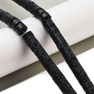 Natural Lava Rock Dyed Beads Strands G-K375-G07-01-1