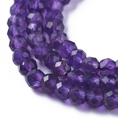 Natural Amethyst Beads Strands G-E560-Q03-1