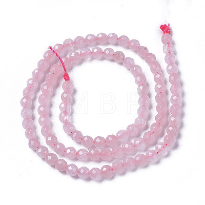 Natural Rose Quartz Beads Strands X-G-F596-20-4mm-1