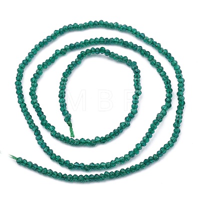 Electroplate Glass Beads Strands GLAA-F079-A-06-1