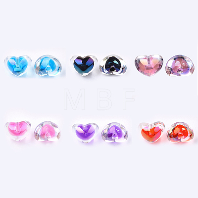 Transparent Acrylic Beads X-TACR-S148-06-M-1