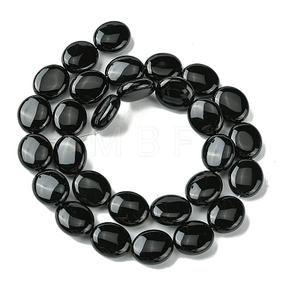 Natural Black Onyx(Dyed & Heated) Beads Strands G-K365-B12-02-1