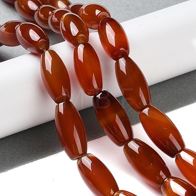 Natural Red Agate Beads Strands G-NH0019-C01-05-1