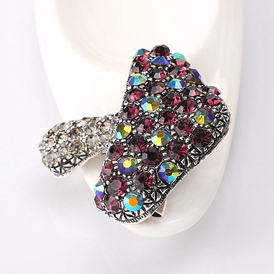 Alloy Rhinestone Brooch PW-WG67226-01-1