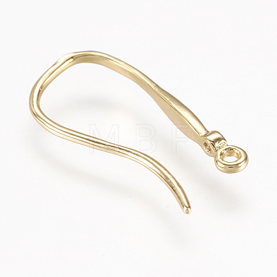 Brass Earring Hooks X-KK-L152-22G-1