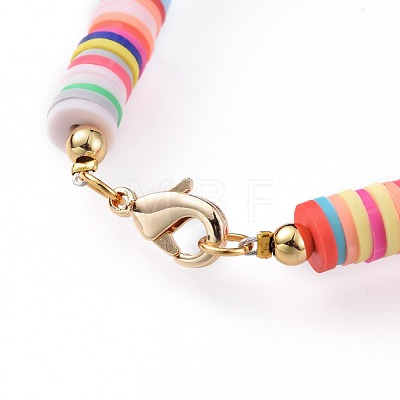 Handmade Polymer Clay Beads Bracelets BJEW-JB04641-M-1