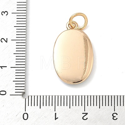 Printed Brass Pendants KK-D104-02A-G-1