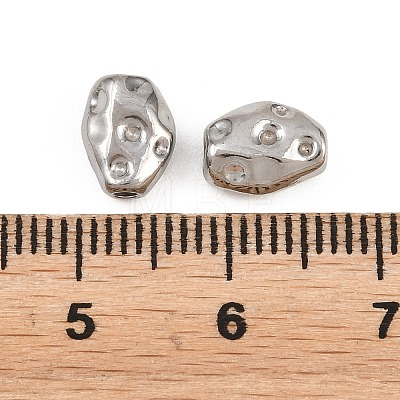 Irregular 304 Stainless Steel Beads STAS-D394-03I-P-1