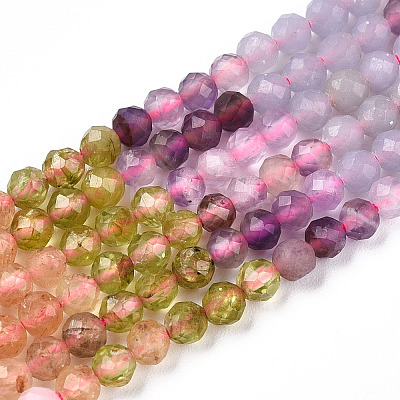 Natural Mixed Gemstone Beads Strands G-D080-A01-02-09-1