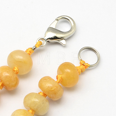 Fashionable Gemstone Beaded Necklaces NJEW-R211-31-1