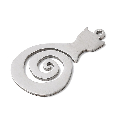304 Stainless Steel Pendants STAS-H247-13P-1