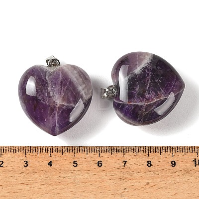 Natural Banded Amethyst Pendants GG-CBAA0EE-04P-13-1