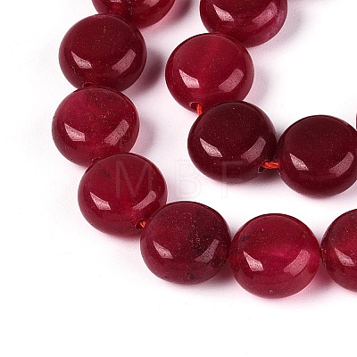 Dyed Natural White Jade Beads Strands G-T143-16N-1