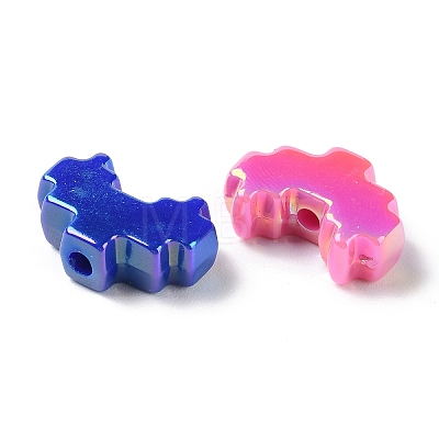 UV Plated Acrylic Beads X-SACR-G034-03-1