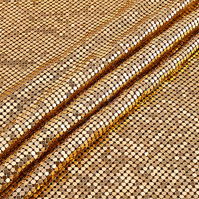 Aluminum Beaded Trim Mesh Ribbon Roll DIY-WH0750-413C-1