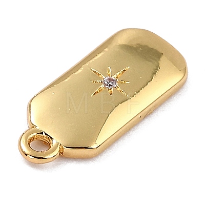 Brass Micro Pave Cubic Zirconia Charms LS-ZIRC-I054-12G-03-1
