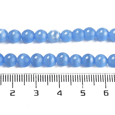 Cat Eye Beads Strands CE-R002-6mm-07-1