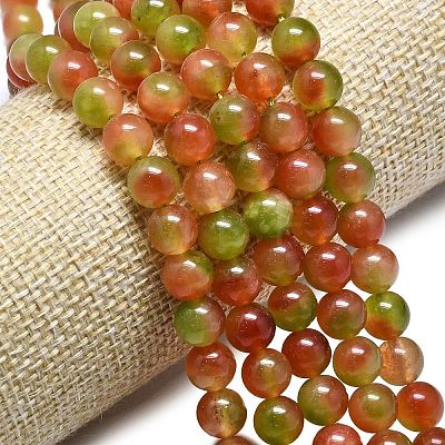 Natural Malaysia Jade Beads Strands G-L645-C01-14mm-25-1