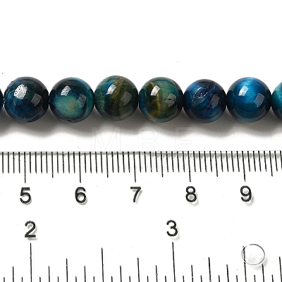 Dyed Natural Tiger Eye Beads Strands X-G-G102-A02-03-1
