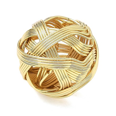 Round Brass Beads KK-I476-18G-1