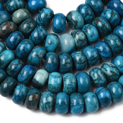 Natural Map Stone/Picasso Stone/Picasso Jasper Beads Strands G-A280-A13-02-1
