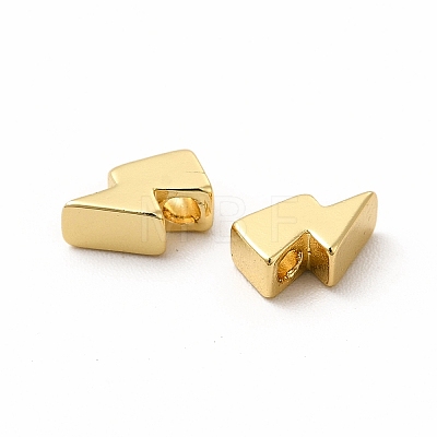 Rack Plating Brass Beads KK-H436-01G-1