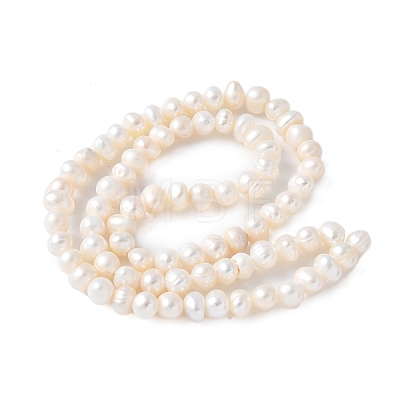 Natural Cultured Freshwater Pearl Beads Strands PEAR-I007-07Q-05C-1