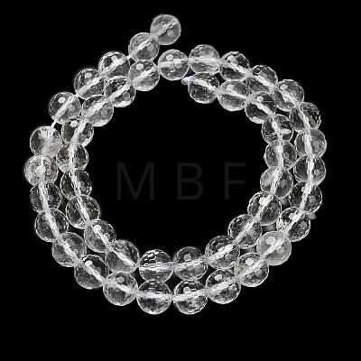 Natural Quartz Crystal Beads Strands G-C280-B14-8mm-1
