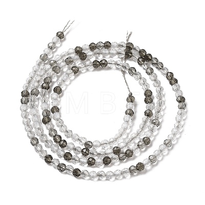 Transparent Glass Beads Strands GLAA-H027-01F-1