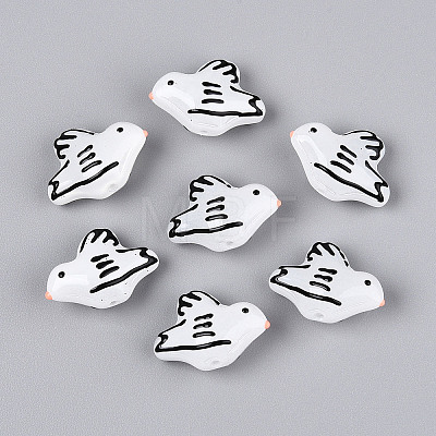 Handmade Lampwork Enamel Beads LAMP-T023-22A-1