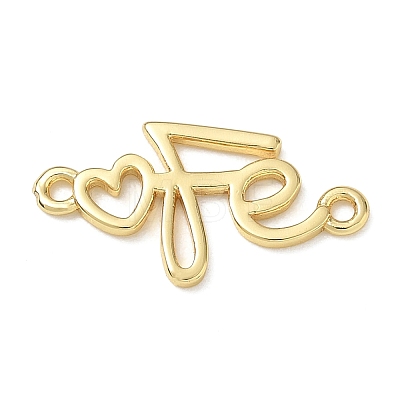 Brass Connector Charms KK-CBAE532-01N-G-1