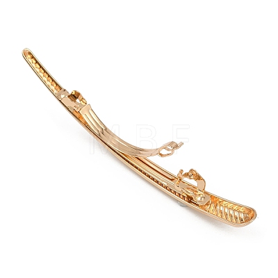 Alloy with Iron Clip Hair Barrettes PHAR-G014-05B-G-1