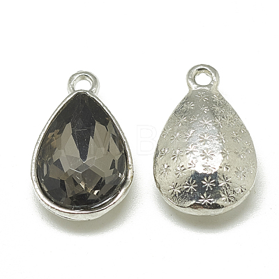 Alloy Glass Charms PALLOY-T028-7x10mm-03-1